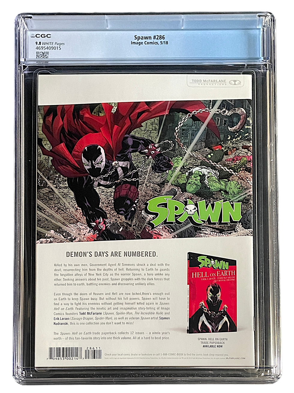 Thumbnail: Spawn 286 CGC 9.8 WH