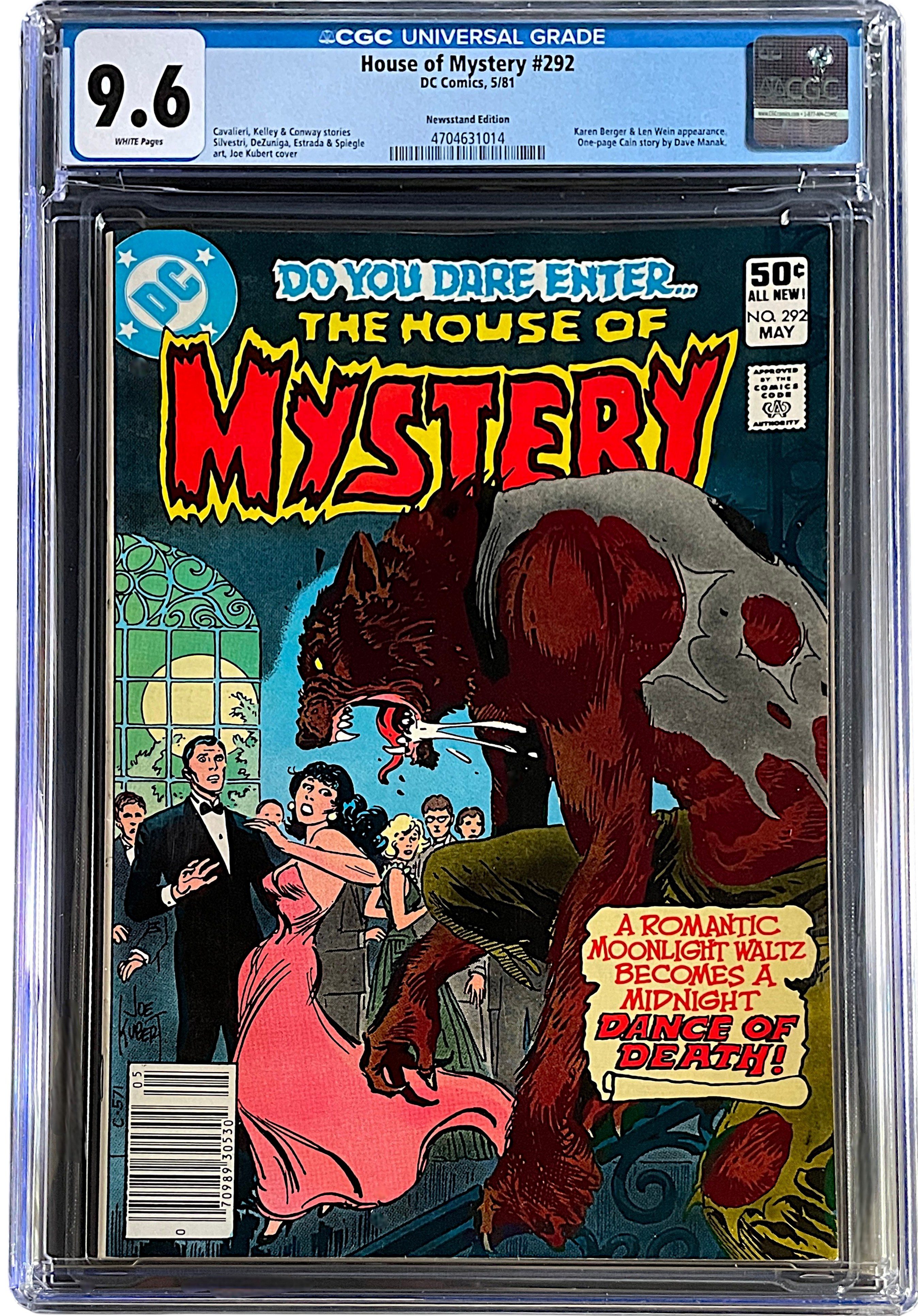 House of Mystery 292 Newsstand Edition CGC 9.6 WH