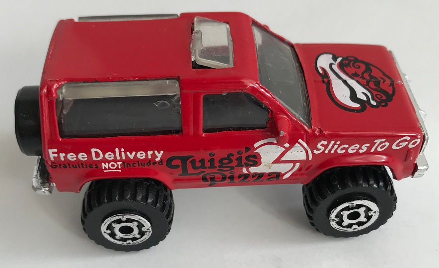 Thumbnail: 1987 Matchbox Luigi's Pizza Ford Bronco ll [Loose Die-Cast Matchbox]
