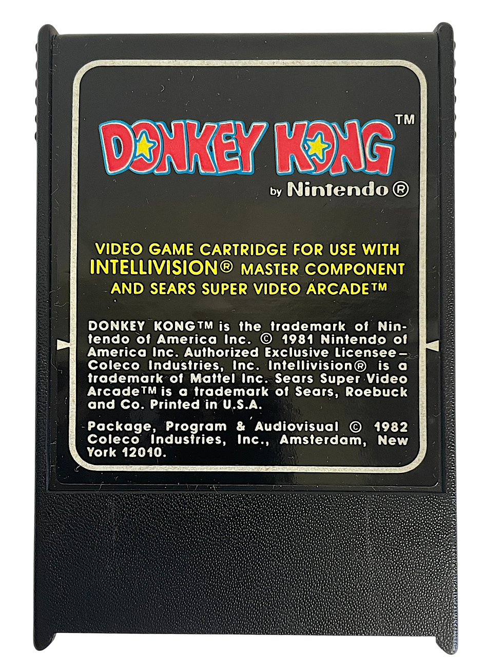 Thumbnail: Donkey kong by Nintendo Intellivision Video Game Cartridge 1982 Pre-Owned