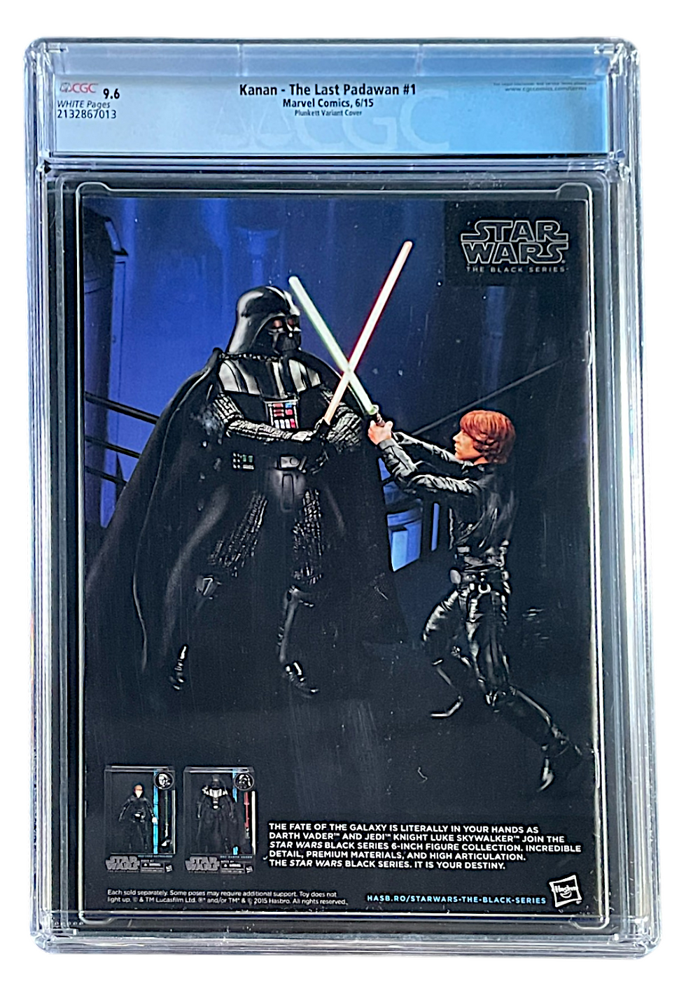 Thumbnail: Star Wars Kanan The Last Padawan 1 Plunkett 1:25 Variant CGC 9.6 WH