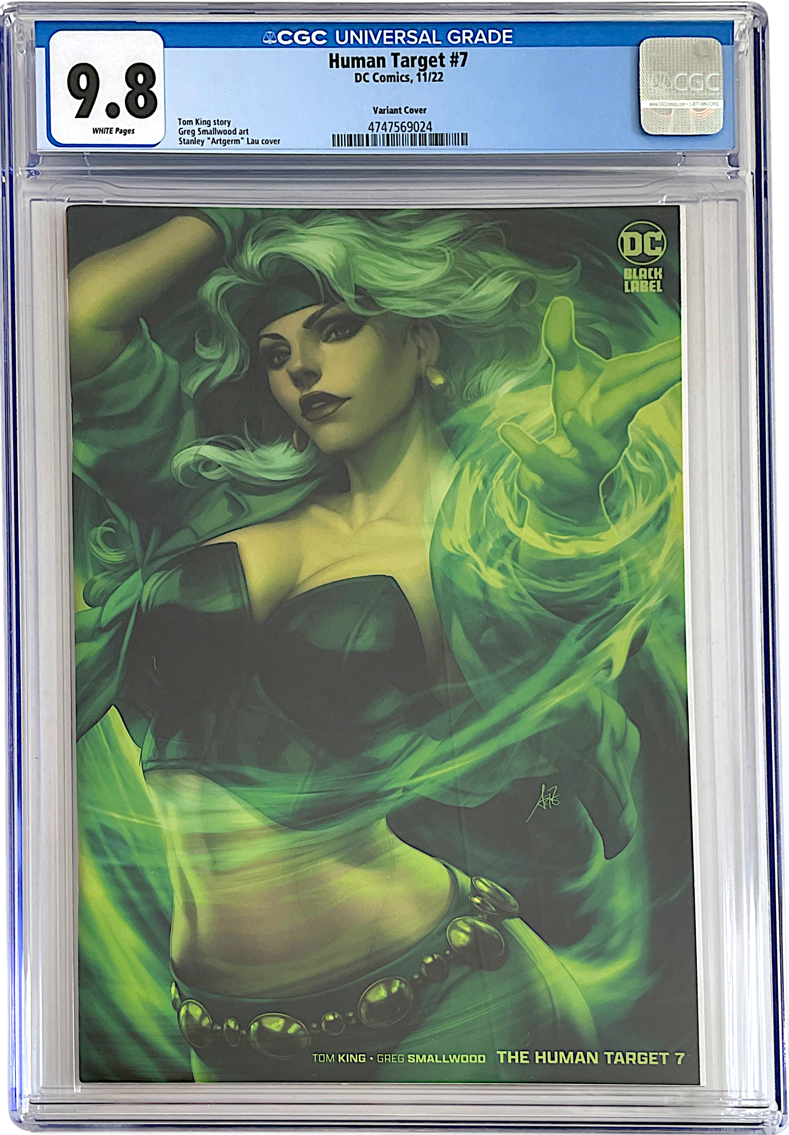 Human Target 7 Artgerm Variant CGC 9.8 WH