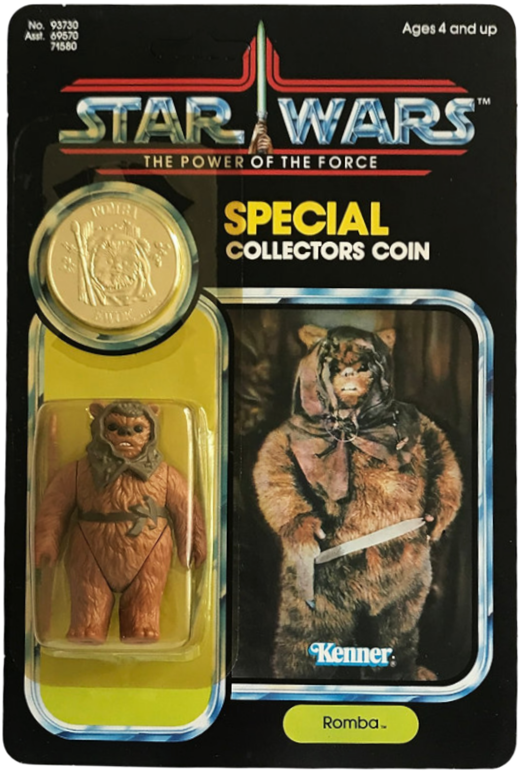 1984 POTF Romba MOSC 92 Back