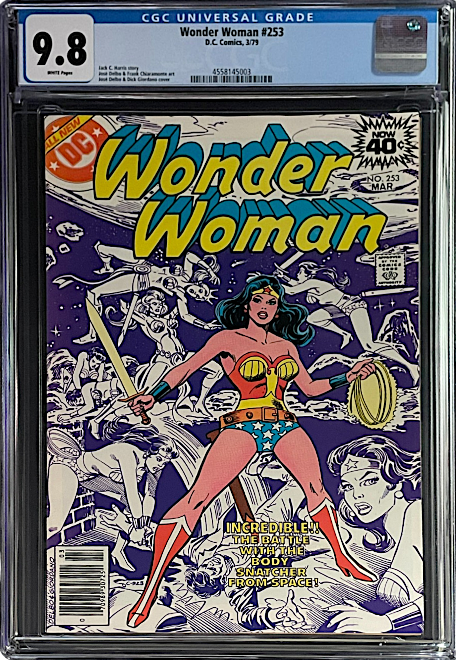 Wonder Woman 253 CGC 9.8 WH