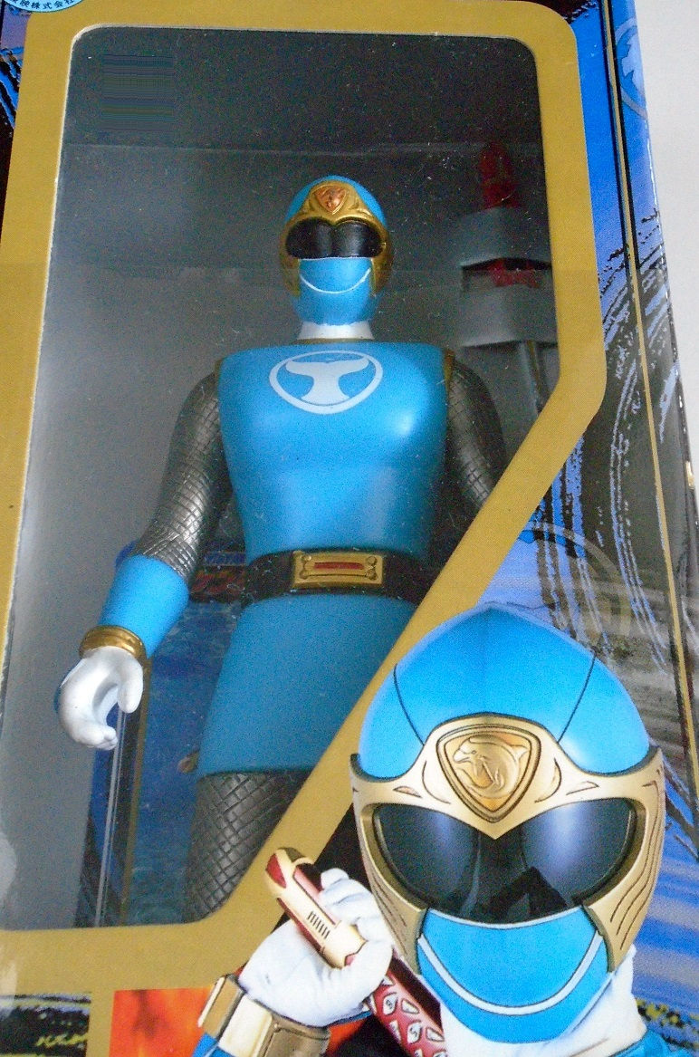 Thumbnail: Pre-owned 2002 Bandai Sentai Huricaneger Blue Wind Ranger [Japan]