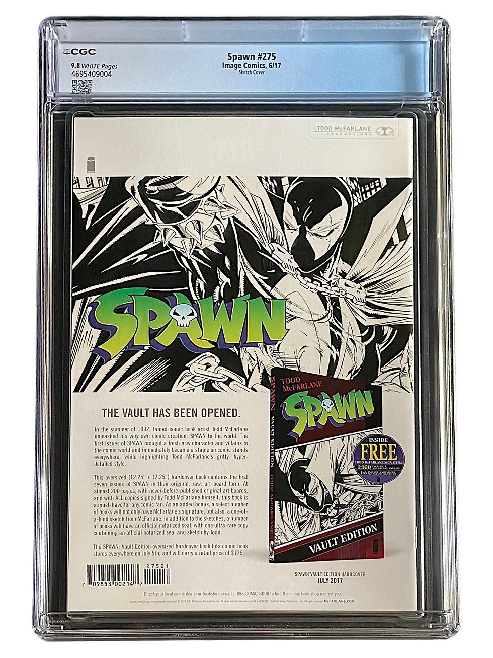 Thumbnail: Spawn 275 Sketch Cover CGC 9.8 WH