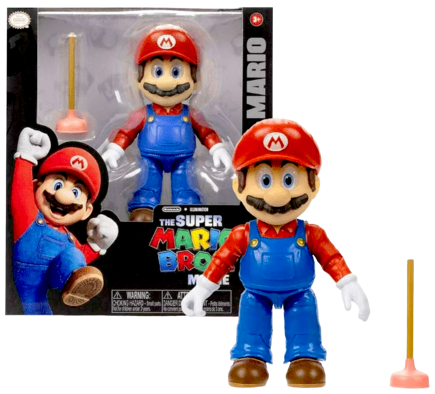 Nintendo The Super Mario Bros. Movie Tanooki Mario Action Figure