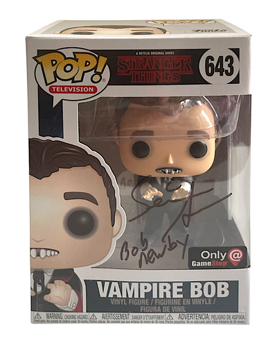 Signed Funko Stranger Things Vampire Bob | VTG. COMICS AND TOYS