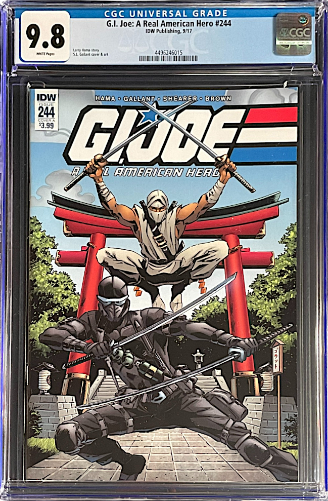 GI Joe A Real American Hero 244 CGC 9.8 WH
