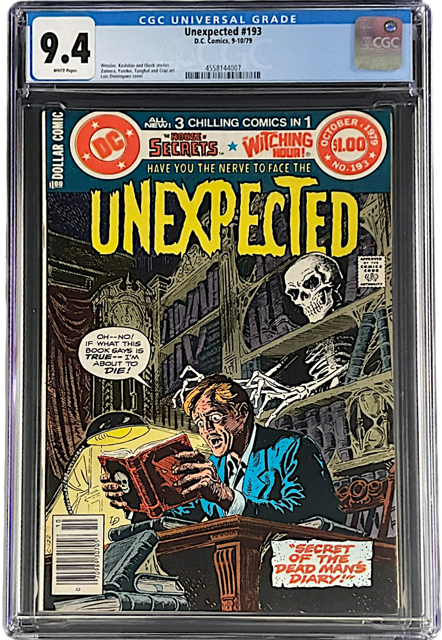 Unexpected 193 CGC 9.4 WH