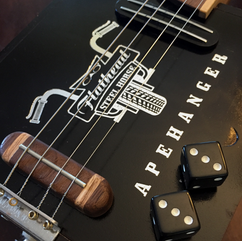 Ape Hanger Cigar Box Guitar Dice Knobs