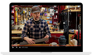 Online Gypsy Jazz Guitar Building Course - Making the Fingerboard