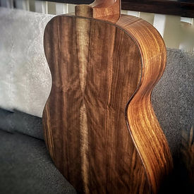 Whitney Guitars Chechen OM - Rear View