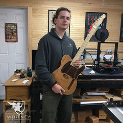 Miles is getting ready for final assembly on his CNC'd Telecaster build.