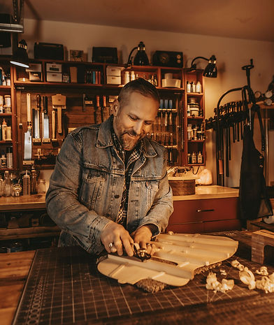 Luthier Michael Whitney of Whitney Guitars teaching a course on Gypsy Jazz Guitar Making