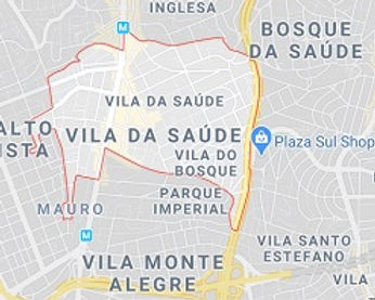 Mapa Desentupidora Saúde