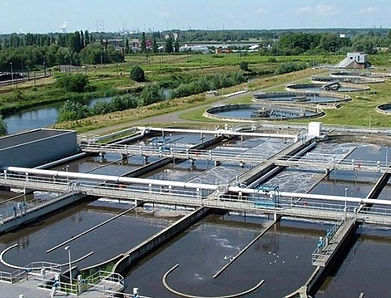 Estação de tratamento de esgoto da Sabesp Descarte