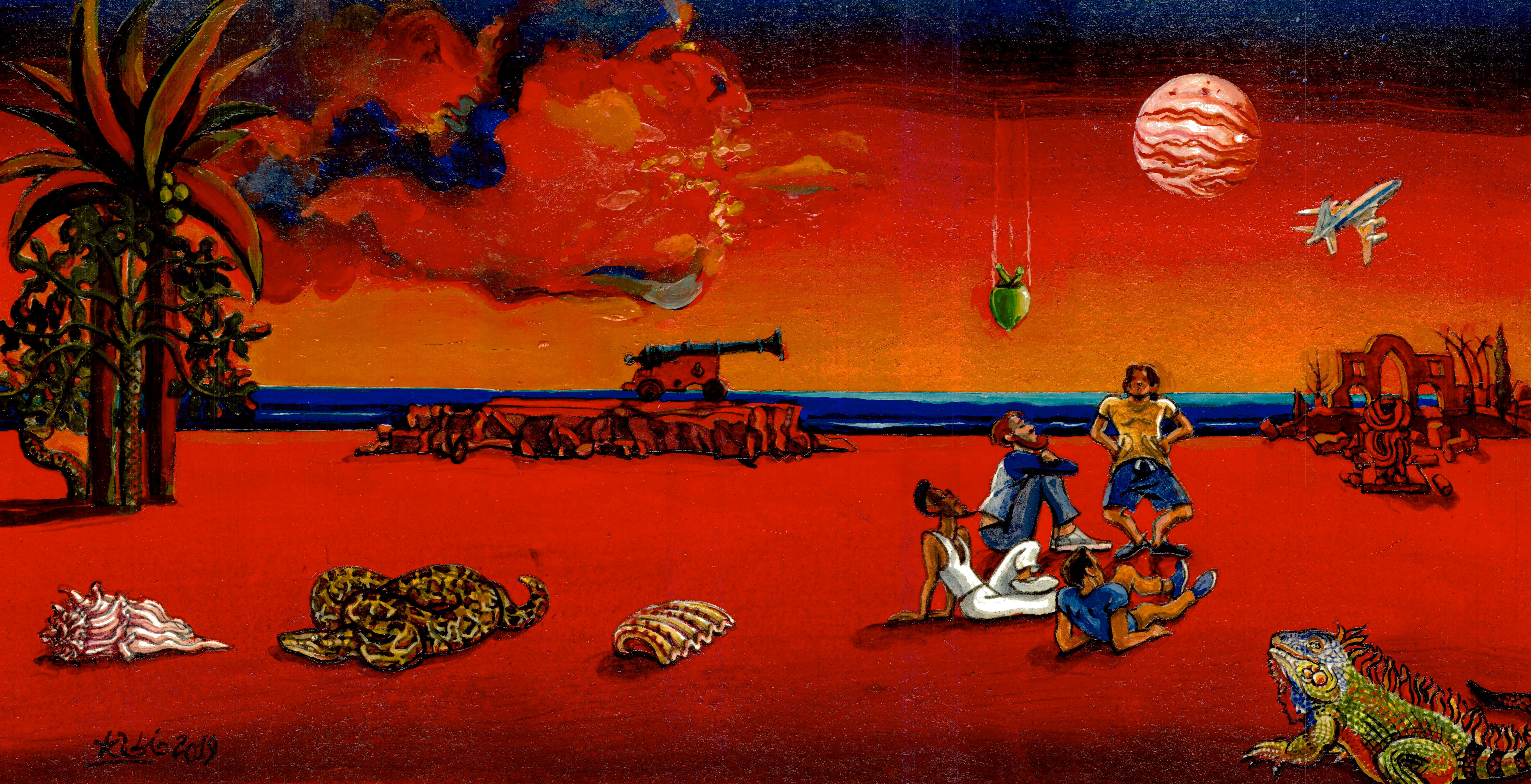 Artwork - Down To Earth Cover 24"x16"