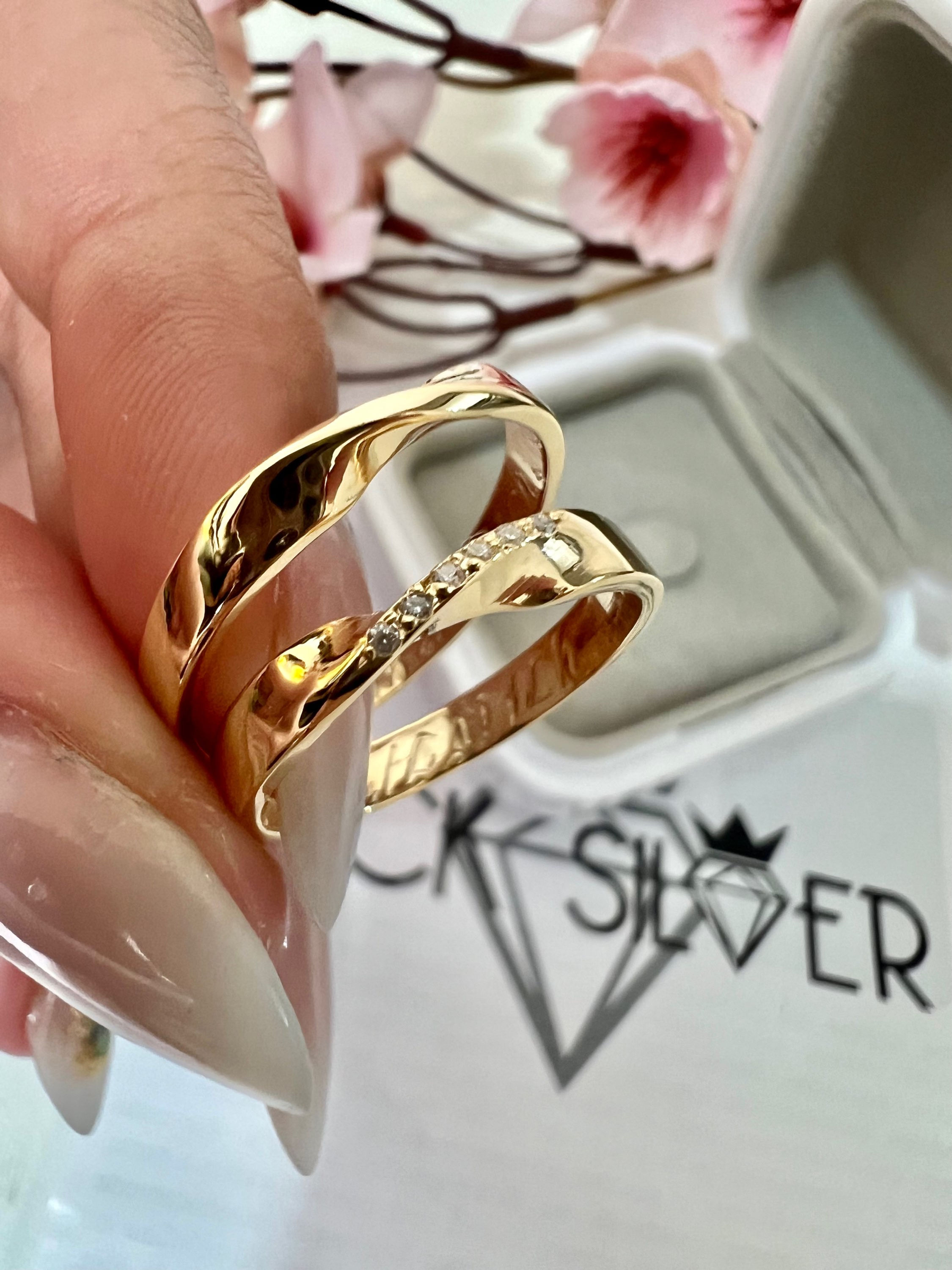 Alianças 3mm Tursty White ♥ Noivado e Casamento Ouro18K