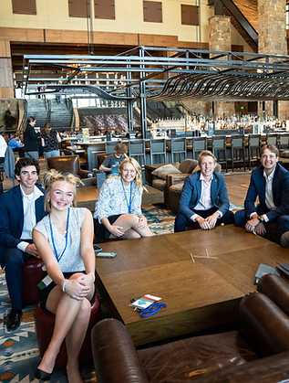 Students posing and smiling at the 2025 HS SLC