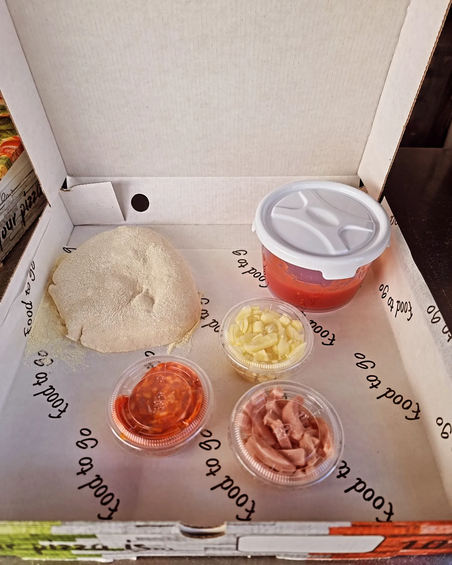 Arranged Food and Objects