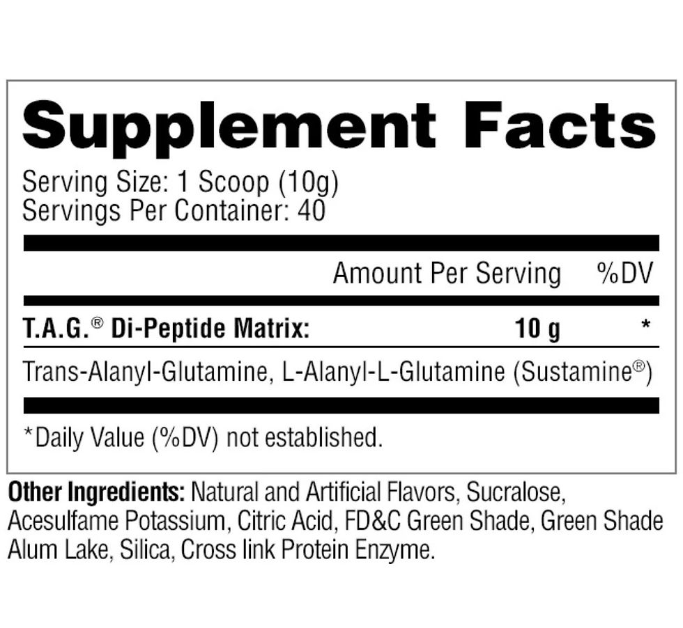 Thumbnail: Metabolic Nutrition - Glutamine Green Apple