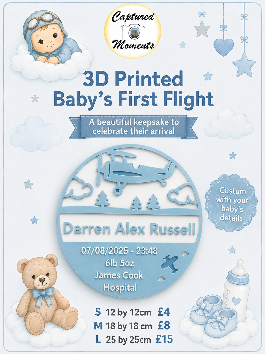 3D Printed Baby’s First Flight