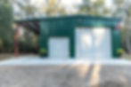 Green Metal Building Home in Houston, Texas