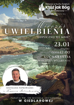 Zapraszamy na styczniowy WIECZÓR UWIELBIENIA 