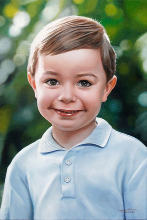 As His Father Saw Him Child Portrait