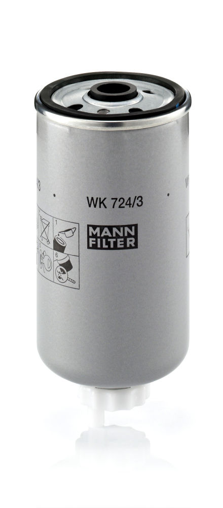 Mann Filter Kraftstofffilter WK 724/3