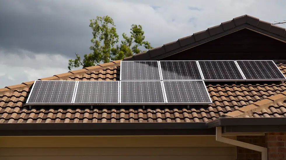 Professional solar panel installation on a residential roof in Greater Vancouver BC