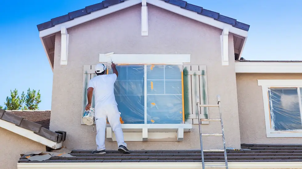 Professional interior and exterior painting for a residential home