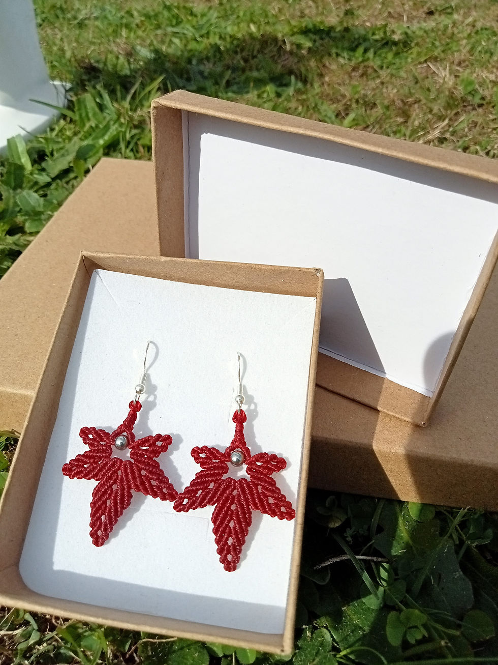 Boucles d'oreilles Erable