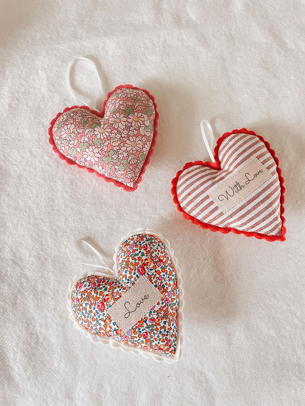 Thumbnail: HEART DECORATION Sewing Pattern And Tutorial
