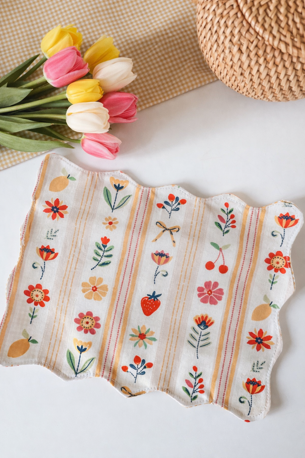 PDF WAVY PLACEMAT Pattern & Tutorial | Instant Download