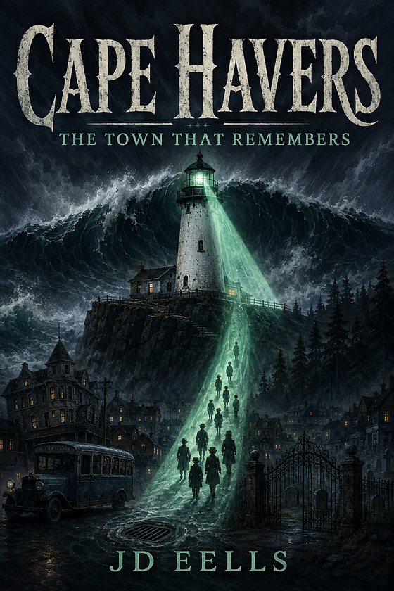 Cape Havers: The Town That Remembers concept cover by JD Eells