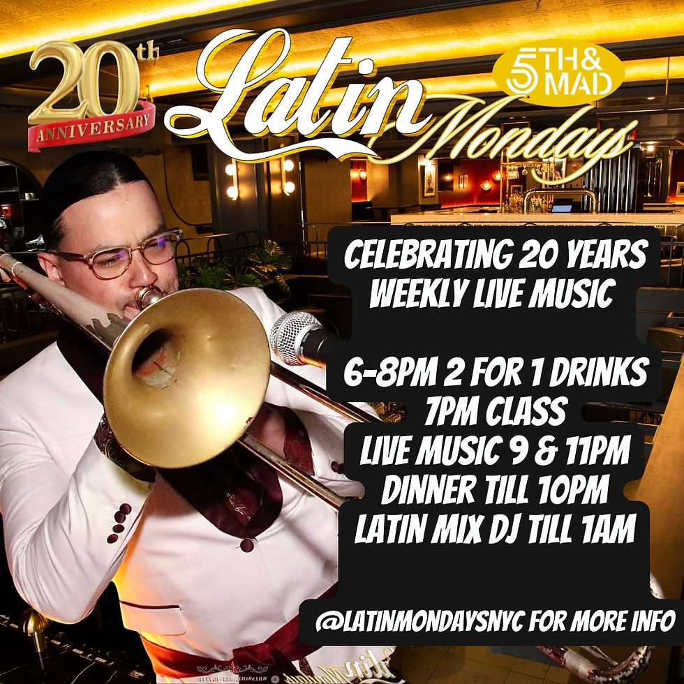 Latin Mondays celebrating 20 Years