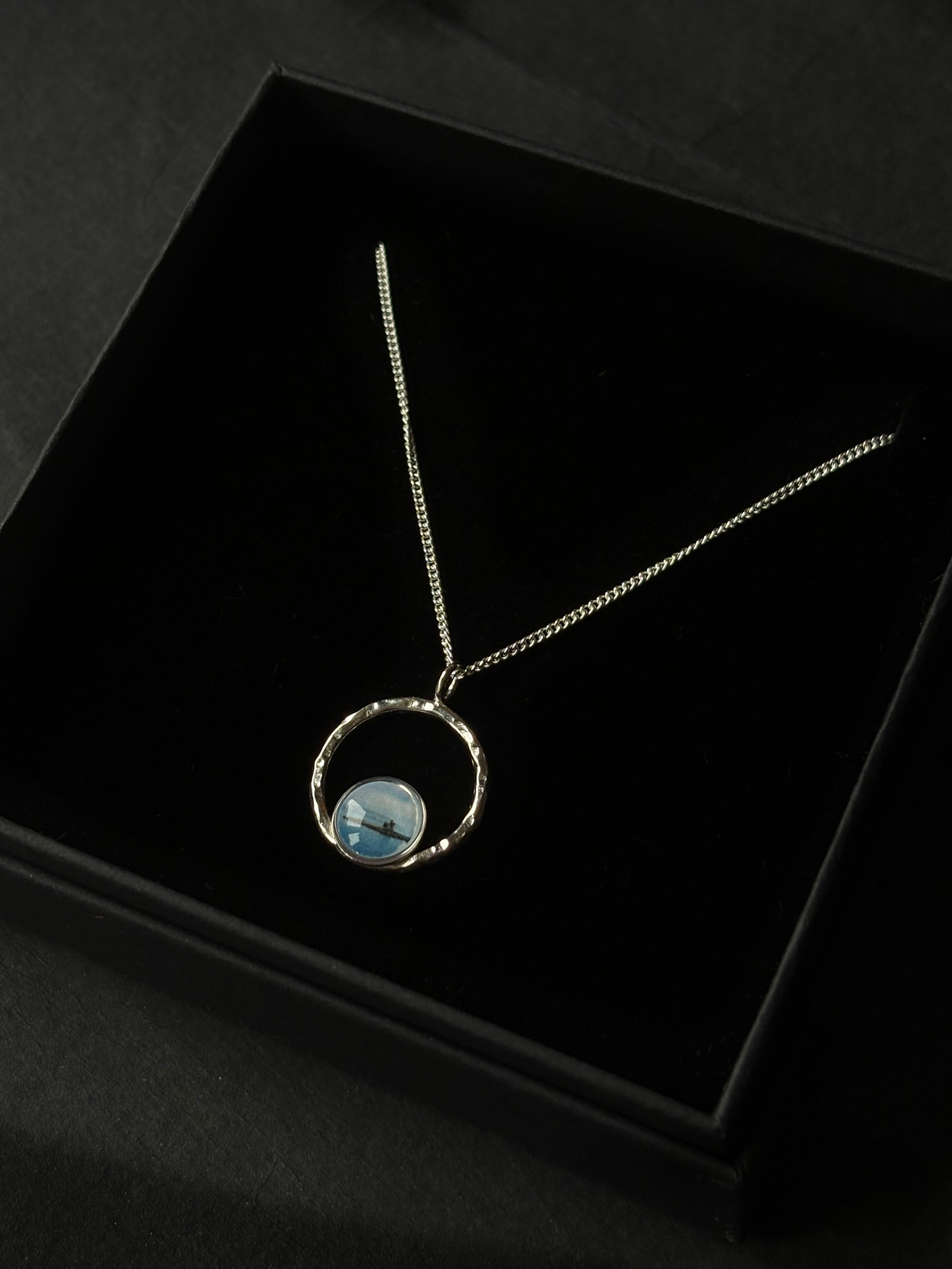 Tower of Refuge textured necklace