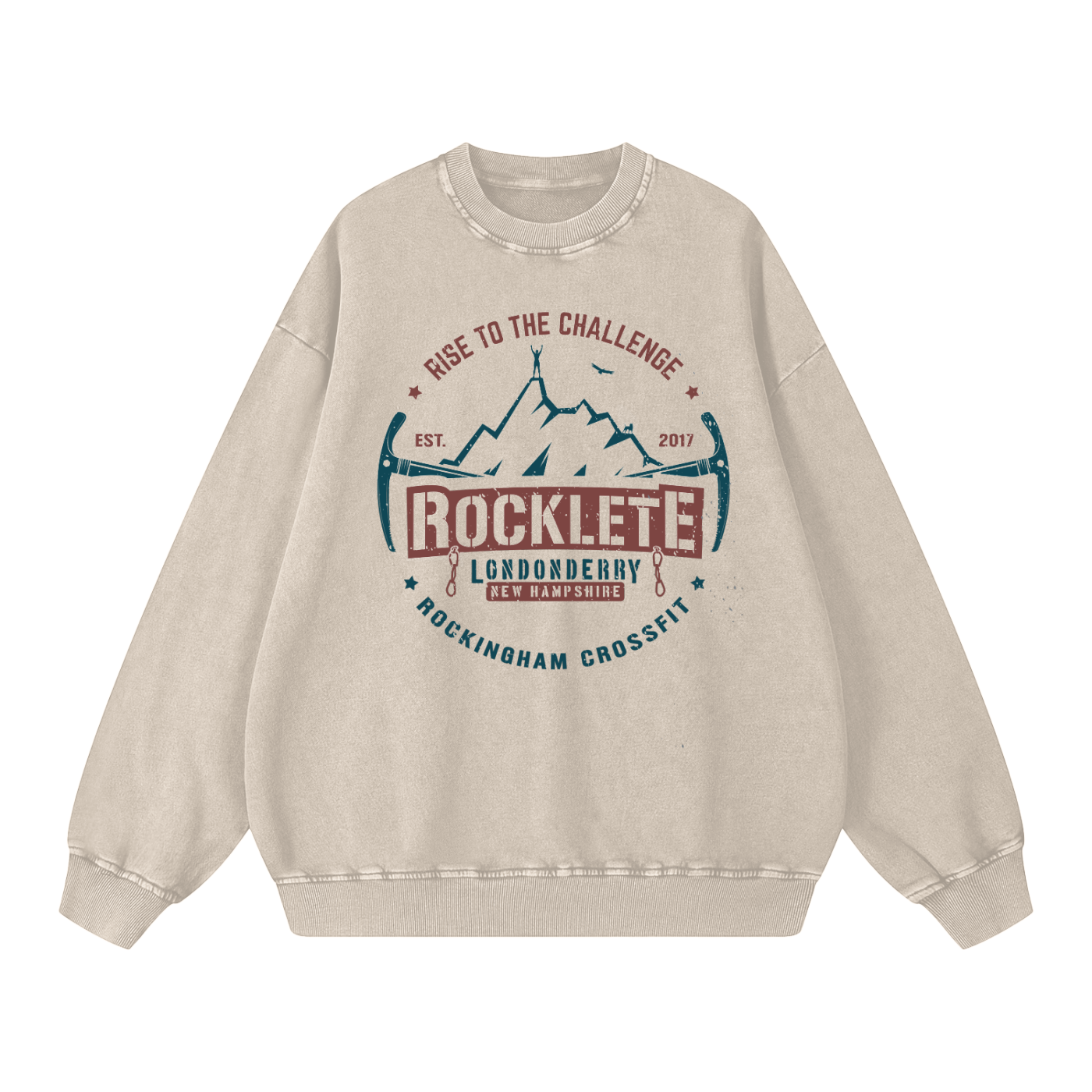 Snow Washed Oversized Sweatshirt