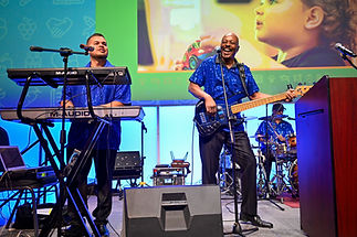 Band playing at Futures Grow Here Gala