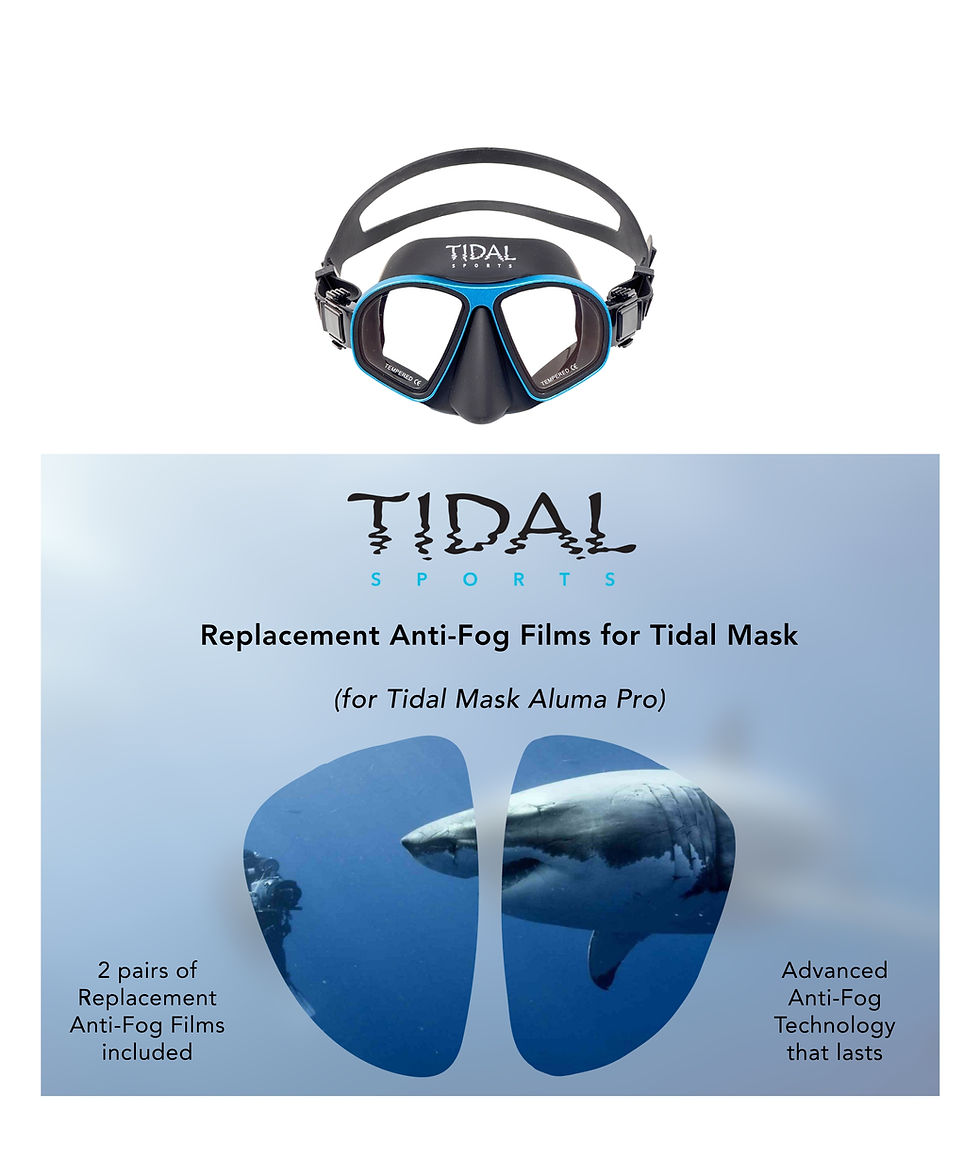 Thumbnail: Easy-apply anti-fog replacement films for snorkel and scuba masks