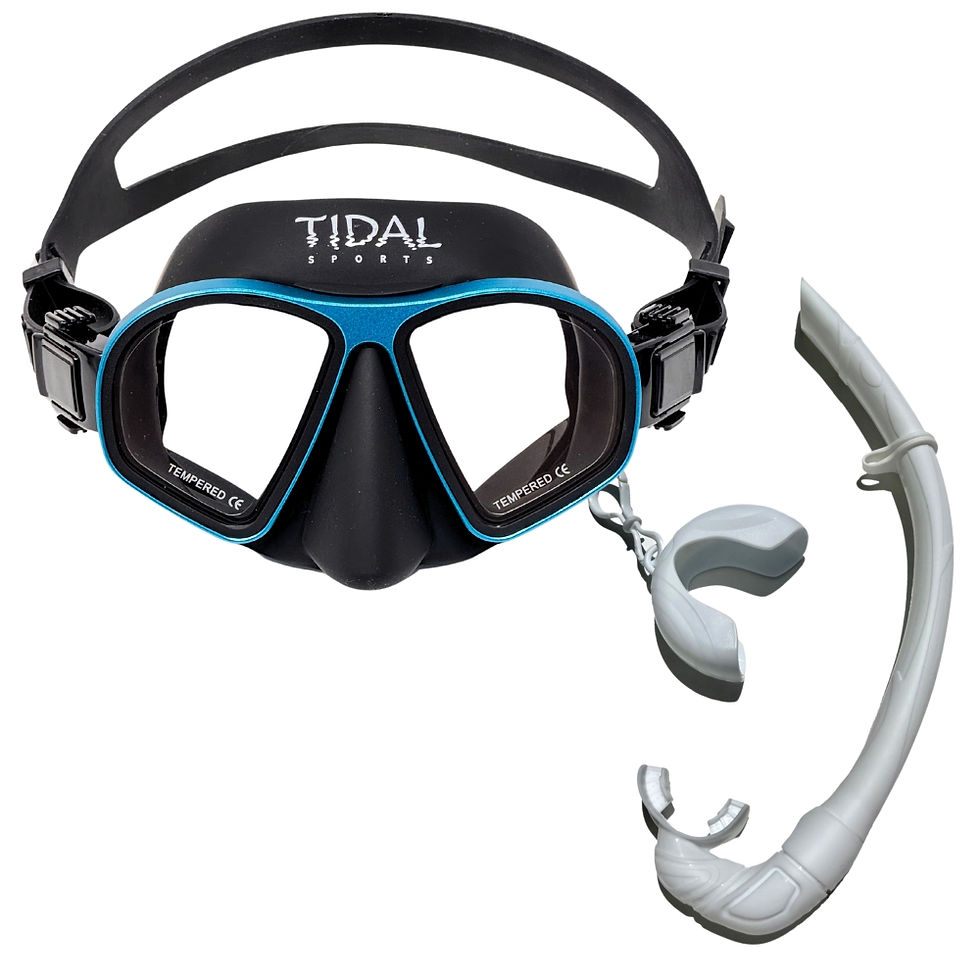 Thumbnail: Aluma Pro Tidal Mask & Tidal Wet Snorkel Set