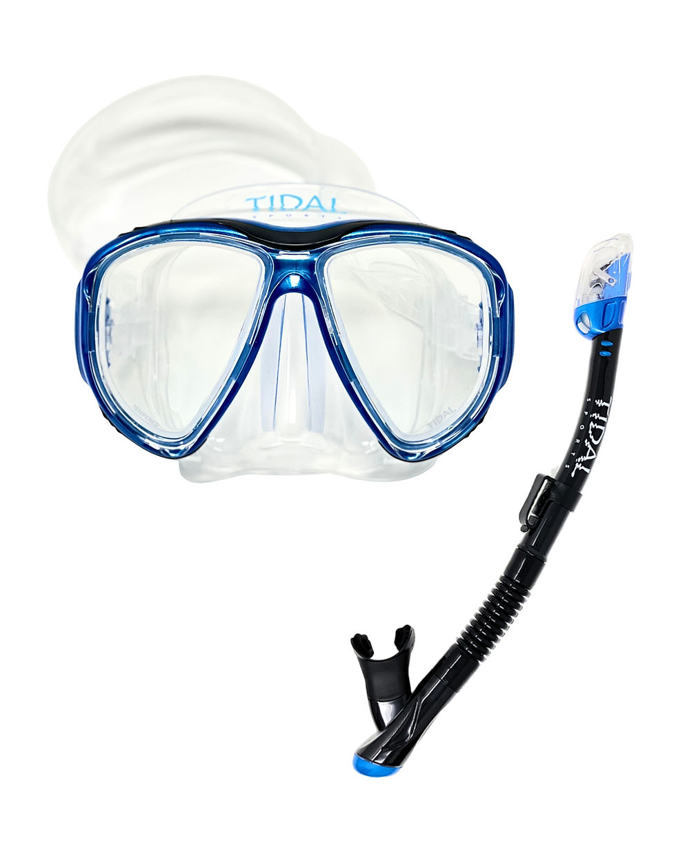 Thumbnail: Dual Lens Tidal Mask & Tidal Dry Snorkel Set