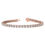 Thumbnail: Moissanite Tennis Bracelet 14K Gold