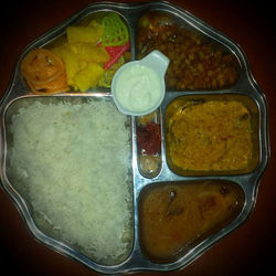 Facebook - After a long time cooked a delicious dinner. Traditional Indian full 