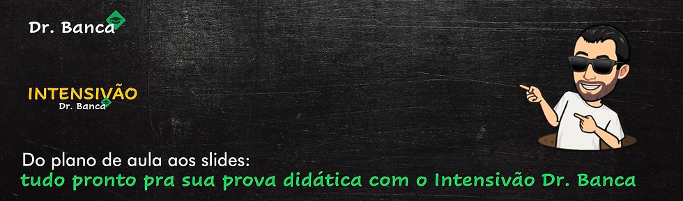 banner intensivão dr. banca para concurso de professor
