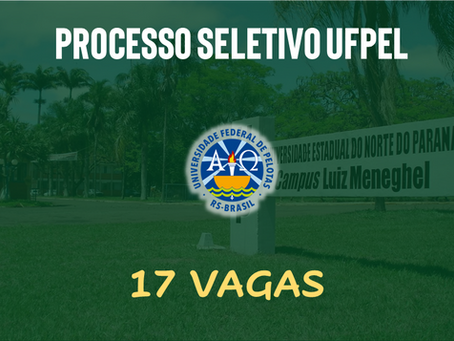 Processo Seletivo UFPEL 2026 abre vagas para Professor Substituto em diversas áreas