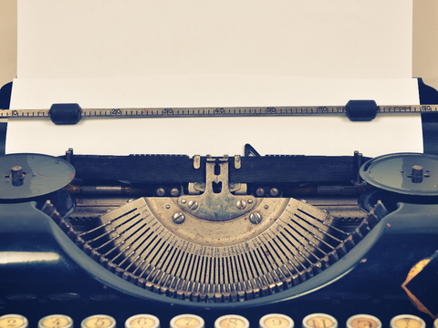 máquina de escrever antiga