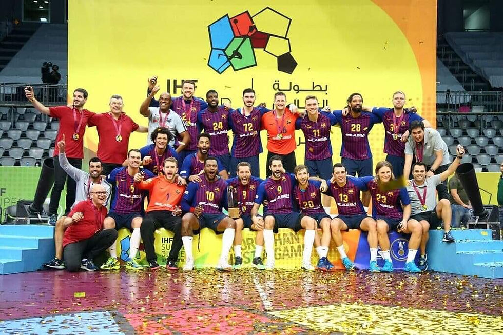 Barça Lassa campeão Super Globe 2018. (foto Barcelona FC)
